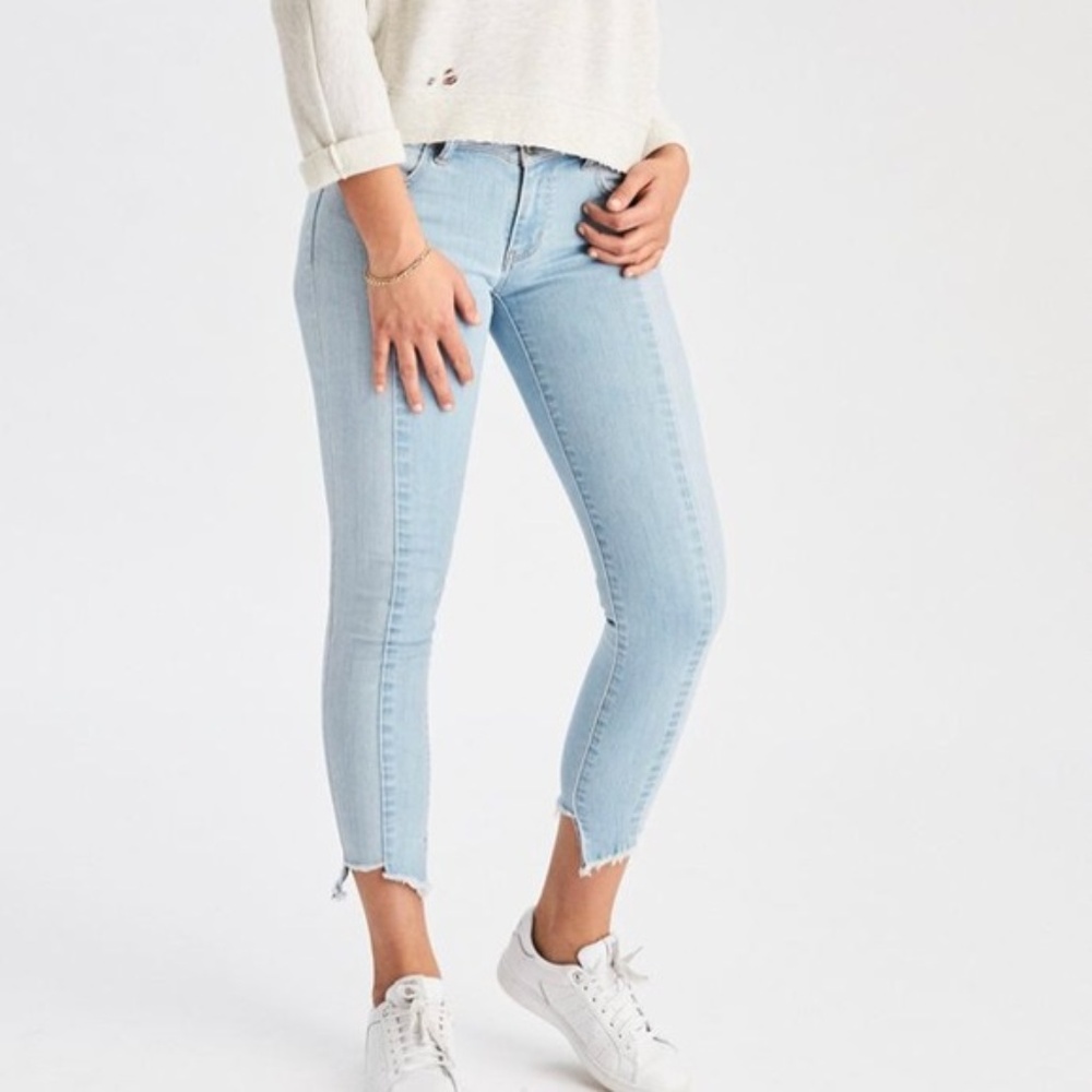 Denim X Jegging Crop
